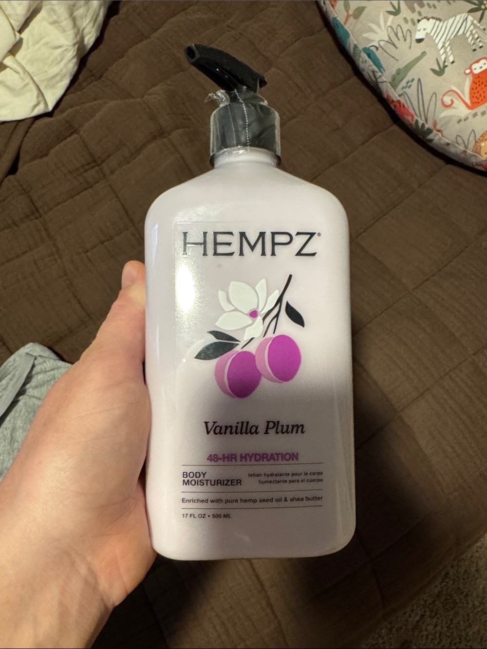 NWT Hempz Vanilla Pump Body Moisturizer - Picture 2 of 3